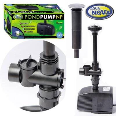 Насос для ставка AquaNova NP-3000 л/год (в к-ті фонтанні насадки) Насос для ставка AquaNova NP-3000 л/год (в к-ті фонтанні насадки)