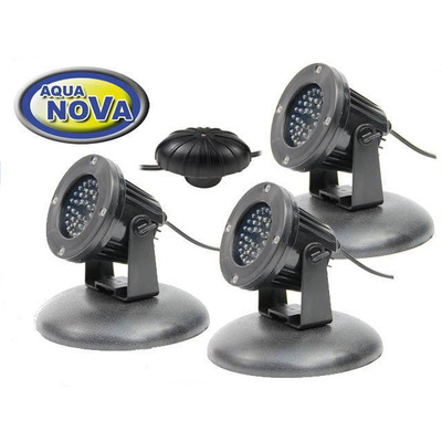 AquaNova NPL2-LED3 підводний світильник для ставка фонтану водоспаду в (к-те датчик день/ніч)
