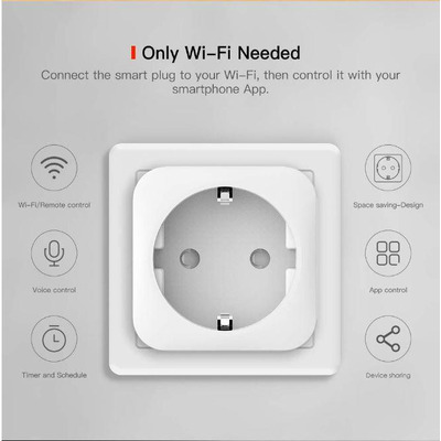 Розумна розетка Bascom Smart WI-FI BP21-EU