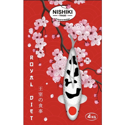 Корм для ставкових риб NISHIKI ROYAL DIET 3.0 mm в упаковці 4 кг