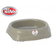 Миска для котів овальна Pet Nova 210 ml сірий