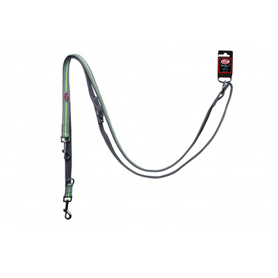 Повідець Pet Nova Adjust L 2.0 х 240 см Сірий (з відбивачем)