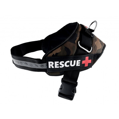 Шлея посилена Pet Nova Rescue+ XL 70-90 см Камуфляж Шлея посилена Pet Nova Rescue+ XL 70-90 см Камуфляж