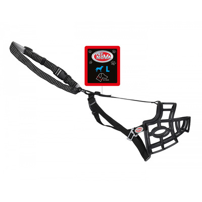 Намордник з нашийником Pet Nova COLLAR-L Намордник з нашийником Pet Nova COLLAR-L