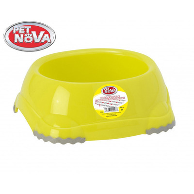 Миска нековзна для собак Pet Nova 315 мл Жовта