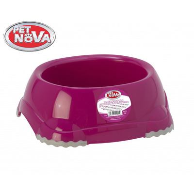 Миска нековзна для собак Pet Nova 315 мл Рожева