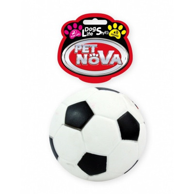 Іграшка для собак Футбольний м'ячик Pet Nova 10.5 см