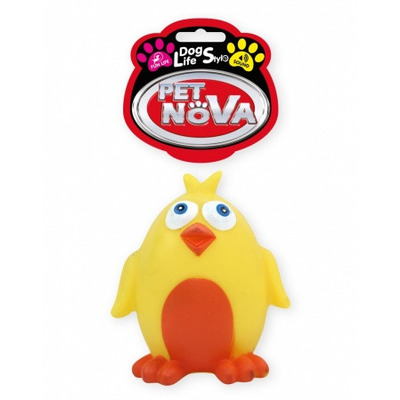 Іграшка для собак Мультяшне курча Pet Nova 10 см