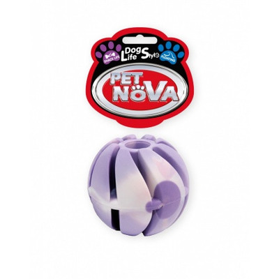 Іграшка для собак М'яч каучуковий SnackBall Vanilla Pet Nova 5 см (M)