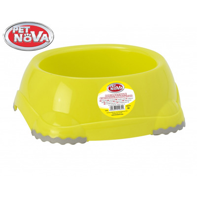 Миска нековзна для собак Pet Nova 735 мл Жовтий