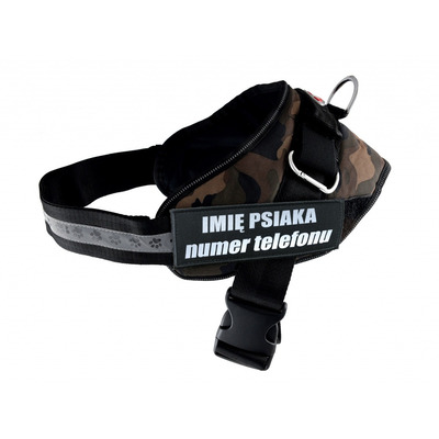 Шлея посилена Pet Nova Rescue+ M 55-65 см Камуфляж