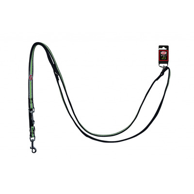 Повідець Pet Nova Adjust S 1.5 х 240 см Чорний (з відбивачем)