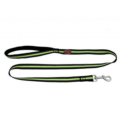 Поводок с отражателем Pet Nova Neo Comfort L 2.0 х 120 см Черно-зеленый Поводок с отражателем Pet Nova Neo Comfort L 2.0 х 120 см Черно-зеленый