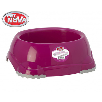 Миска нековзна для собак Pet Nova 735 мл Рожева