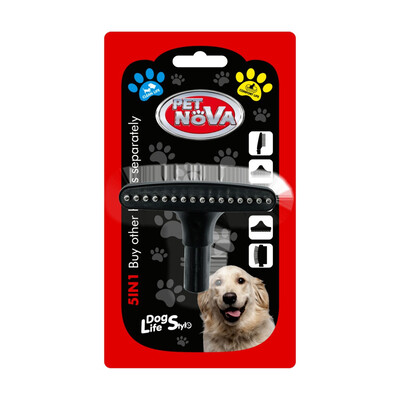 Наконечник гребінець-граблі Pet Nova для довгої шерсті