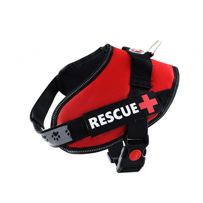 Шлея посилена Pet Nova Rescue+ S 45-55 см Червоний