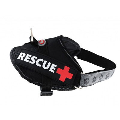 Шлея посилена Pet Nova Rescue+ XS 30-40 см Чорна Шлея посилена Pet Nova Rescue+ XS 30-40 см Чорна