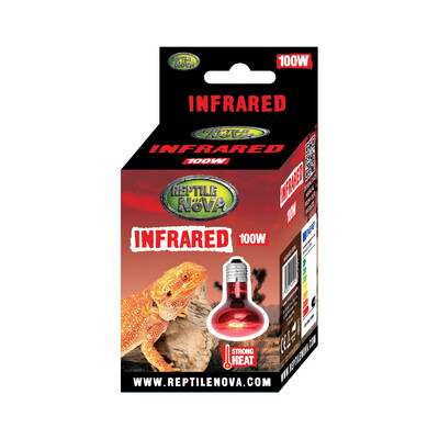 Інфрачервона нагрівальна лампа UVA - REPTILE NOVA INFRARED 100Вт