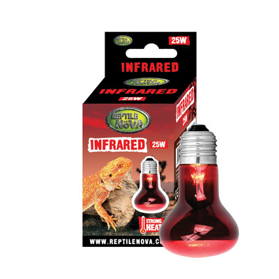 Інфрачервона нагрівальна лампа UVA - REPTILE NOVA INFRARED 25 Вт