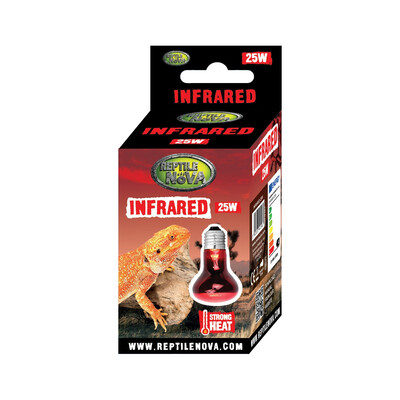 Інфрачервона нагрівальна лампа UVA - REPTILE NOVA INFRARED 25 Вт