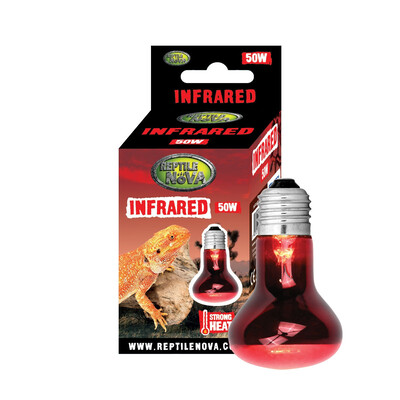 Інфрачервона нагрівальна лампа UVA - REPTILE NOVA INFRARED 50Вт