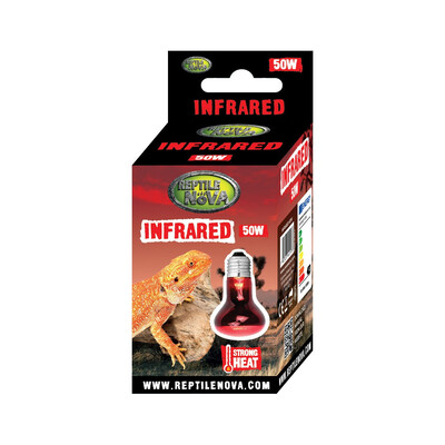Інфрачервона нагрівальна лампа UVA - REPTILE NOVA INFRARED 50Вт
