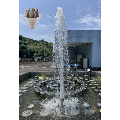 Плаваючий фонтан-аератор Aqua Nova ANQP-60CL6 з 6-ма кольоровими світильниками
