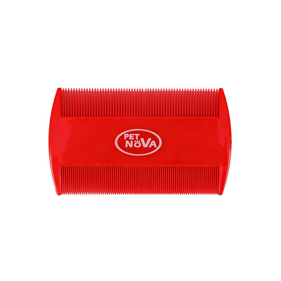 Гребінець двосторонній Pet Nova DoubleComb Short 8,5 см для щоденного догляду за шерстю собак та кішок