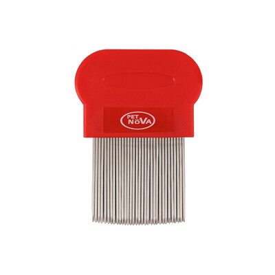 Гребінець металевий для довгої шерсті Pet Nova Comb Long 8 см