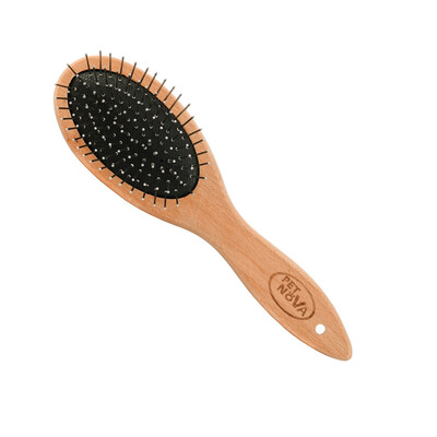 Двойная деревянная щетка Pet Nova Wood 2Brush для профессионального ухода за шерстью размер M Двойная деревянная щетка Pet Nova Wood 2Brush для профессионального ухода за шерстью размер M