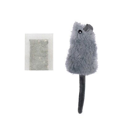 Плюшева іграшка для кота Pet Nova Catnip Mouse2 з пакетиками котячої м'яти