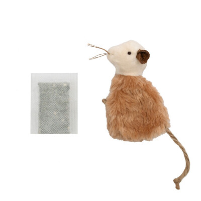 Плюшева іграшка для кота Pet Nova Catnip Mouse3 з пакетиками котячої м'яти