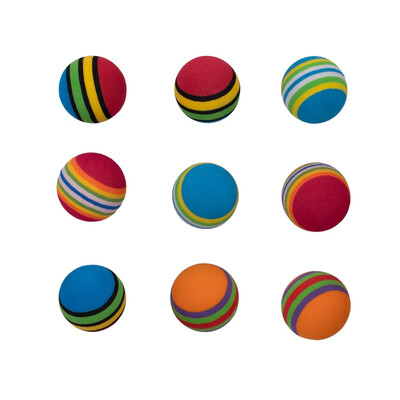 Игрушка для кота мячик Pet Nova Ballsmix 70шт разноцветные