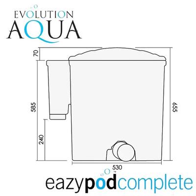 Система фільтрації Evolution Aqua Eazypod Complete (набір аератора 70 л/хв, УФ 18 Вт) зелений Система фільтрації Evolution Aqua Eazypod Complete (набір аератора 70 л/хв, УФ 18 Вт) зелений
