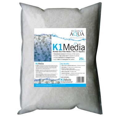Біозавантаження Evolution Aqua K1 Media 25L з рухомими шаром