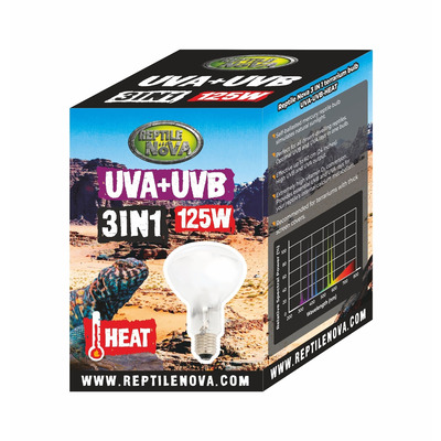 Лампа для тераріуму Reptile Nova UVA-UVB 125 Вт