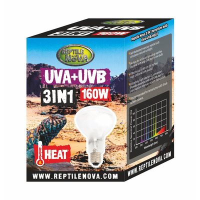 Лампа для тераріуму Reptile Nova UVA-UVB 160 Вт